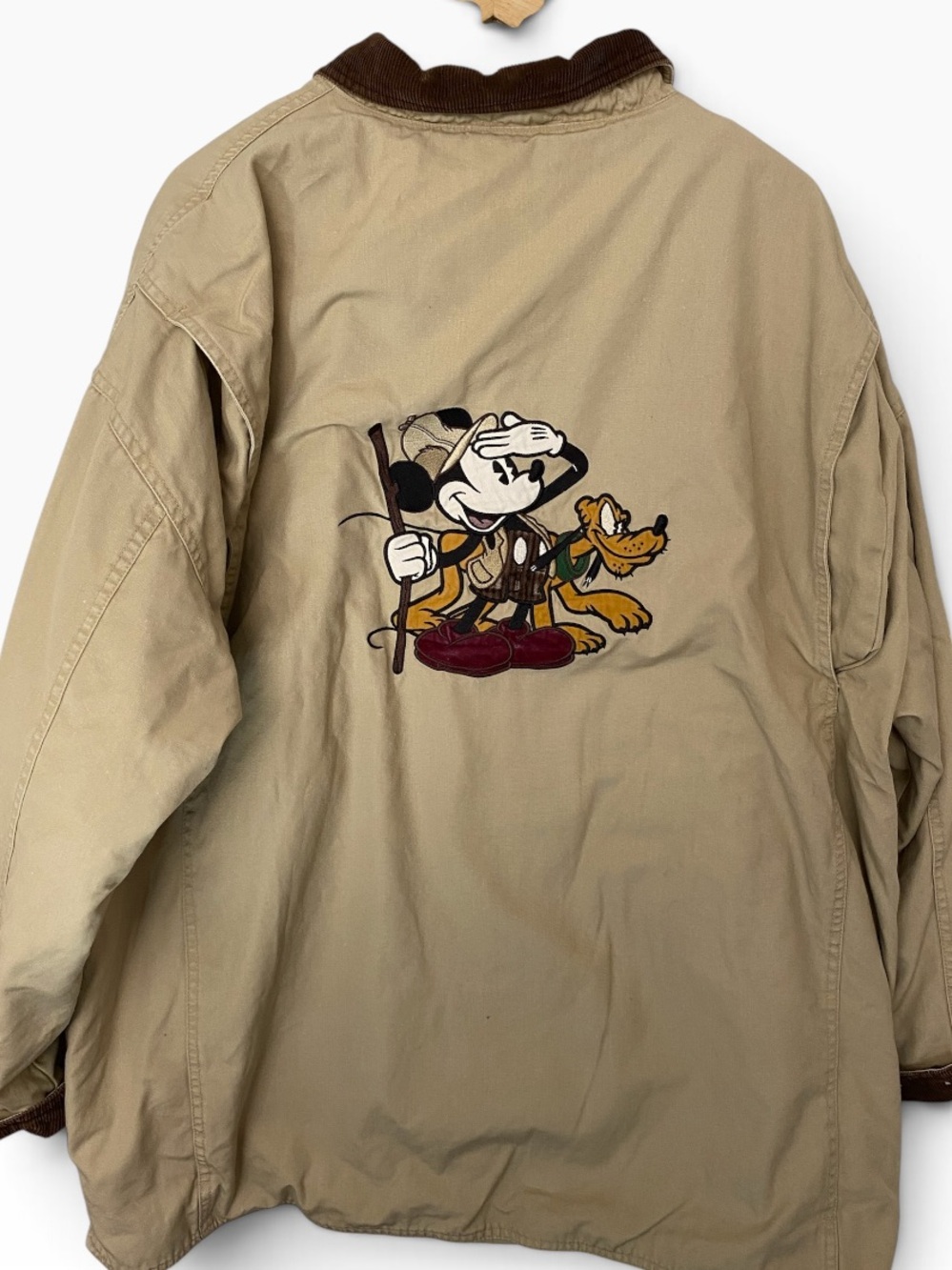 VINTAGE THE DISNEY STORE MICKEY MOUSE FIELD CHORE JACKET SZ XXL